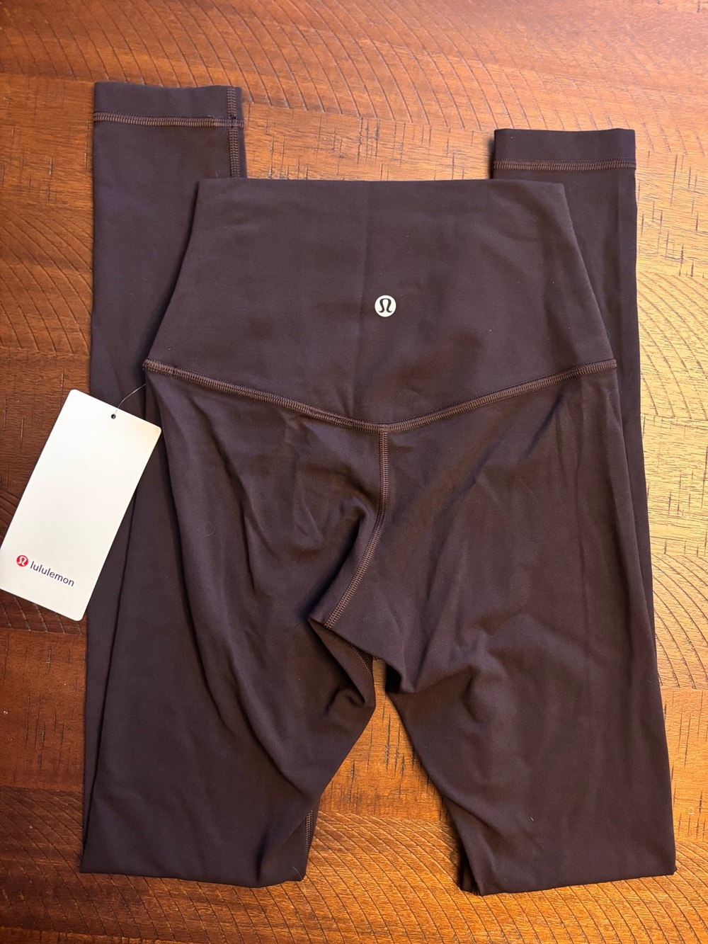 lululemon Womens 2 High-Rise Dark Brown Align Leggings 28” inseam